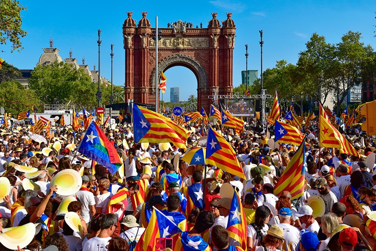 Catalansk befolkning kæmper for selvstændighed
